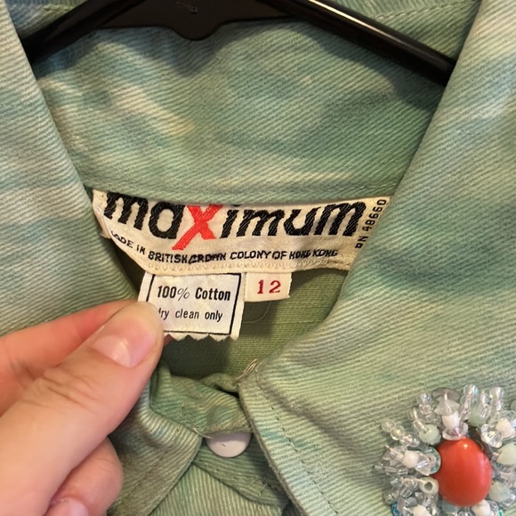 Vintage Tie Dye Button up - Picture 2 of 5